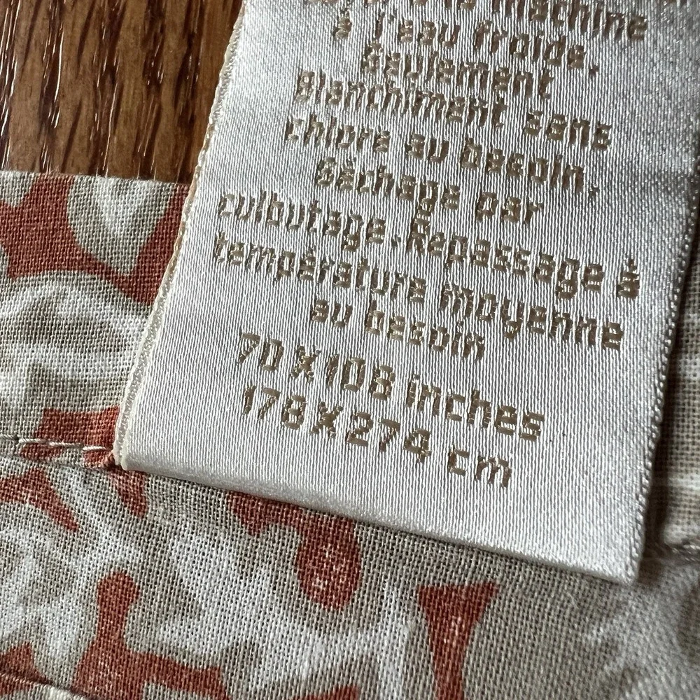 Williams Sonoma Paisley‎ Floral Tablecloth 72x106